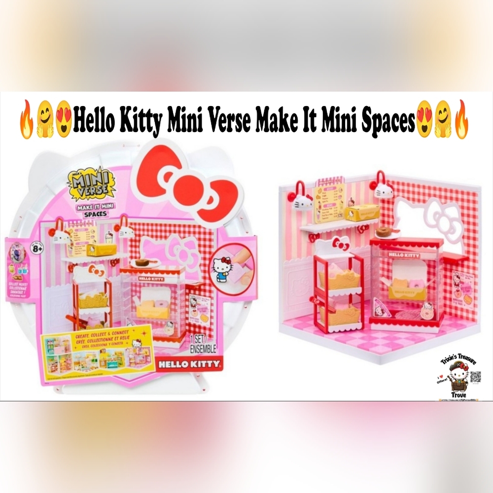 Hello Kitty Mini Verse Make It Mini Spaces Playset